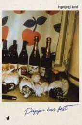 Bokforside. Pappa har fest. Foto.