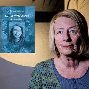 Da vi var unge. Bokforside og portrett. Arrangement. Foto.